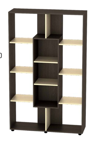 Шафа книжкова МЕБЛІ ВІВАТ, (11352Б)